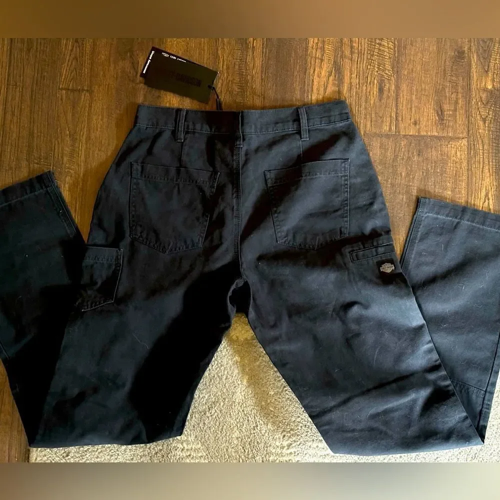 🔥HARLEY-DAVIDSON MENS Rugged, Mechanic woven pants. Limited edition, 32x34 - Picture 10 of 13